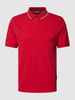 HECHTER PARIS Poloshirt met contraststrepen Rood