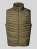 Jack & Jones Bodywarmer met opstaande kraag, model 'STATE' Olijfgroen