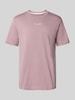 Marc O'Polo Regular fit T-shirt van puur katoen Oudroze