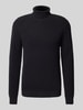 Jack & Jones Premium Coltrui met labeldetail, model 'VIGGO' Zwart