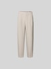 Closed Straight Fit Leinenhose Graphit