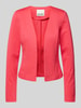 ICHI Blazer met opengewerkte voorkant, model 'KATE Short' Felroze