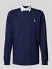 Polo Ralph Lauren Rugby-Shirt mit Label-Stitching Marine