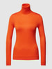 Lauren Ralph Lauren Strickpullover mit Seide-Anteil Modell 'ZOE' Orange