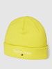 Tommy Jeans Beanie mit Label-Stitching Modell 'TJW SPORT' Gelb