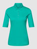 Christian Berg Woman Poloshirt met 1/2-mouwen Donkergroen