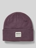 MSCH Copenhagen Beanie mit Label-Patch Modell 'Mojo' Mauve