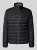 Christian Berg Men Steppjacke mit Stehkragen Black