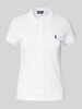 Polo Ralph Lauren Poloshirt mit Label-Stitching Weiss