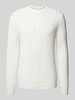 MCNEAL Strickpullover mit Zopfmuster Offwhite