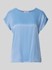 MORE & MORE T-Shirt aus Viskose-Mix Blau