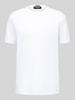 Strellson T-Shirt mit leicht abgerundetem Saum Weiss