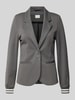 Kaffe Blazer met strookzakken, model 'KINNIE' Donkergrijs