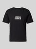 Jack & Jones T-Shirt mit Label-Print Modell 'TARMAC' Black