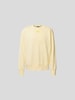 Diesel Oversized Sweatshirt im Batik-Look Beige meliert
