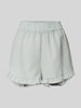 A-view Relaxed fit korte broek met structuurmotief, model 'Sonja' Groen