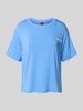 HUGO Regular Fit Pyjama-Oberteil aus Viskose-Mix Blau