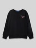 Polo Sport Sweatshirt mit Label-Stitching Black