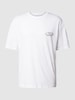 Jack & Jones T-Shirt mit Label-Print Weiß