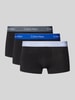 Calvin Klein Underwear Slim Fit Trunks mit Logo-Detail im 3er-Pack Black