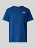 The North Face T-Shirt mit Label-Print Dunkelblau