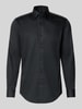BOSS Slim Fit Businesshemd aus reiner Baumwolle Modell 'HANK' Black