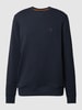 BOSS Orange Sweatshirt mit Label-Detail Modell 'Westart' Marine