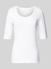 OPUS T-Shirt mit Stretch-Anteil Modell 'Serta' Weiss