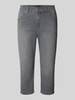 Angels Caprijeans aus Denim mit Umschlag Modell 'Capri' Mittelgrau