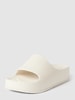 Steve Madden Slippers met breed riempje, model 'ASTRO' Wit