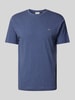 Gant T-Shirt mit Label-Stitching Modell 'SHIELD' Jeansblau Melange