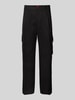 HUGO Regular Fit Cargohose mit Eingrifftaschen Modell 'Graysen' Black
