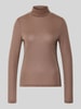 Drykorn Longsleeve mit Rollkragen Modell 'ZERAFNE' Beige