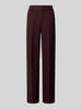 ONLY Weite Hose mit Viskose-Anteil Modell 'HATTIE-LANA' Pflaume