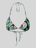 Pieces Regular fit bikinitop met all-over motief, model 'BAOMI' 