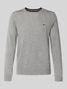 Fynch-Hatton Regular Fit Pullover mit Kaschmir-Anteil Modell 'Merino' Hellgrau