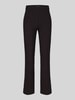 Stehmann Regular fit rechte broek van viscosemix model 'Editta' Chocoladebruin