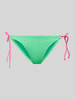 Banana Moon Bikini-Slip mit Schleifen-Detail Modell 'LENKA' Neon Gruen