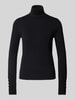 Liu Jo White Pullover mit Rollkragen Black