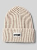 Drykorn Beanie mit Label-Patch Modell 'SEANIA' Sand