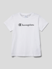 CHAMPION T-shirt met labelprint Wit