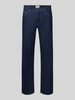 Brax Relaxed Fit Jeans aus Baumwoll-Mix Modell 'Clint' Marine
