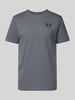 Under Armour T-Shirt mit Label-Print Anthrazit