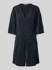 mbyM Jumpsuit in Wickel-Optik Modell 'Dura' Black