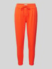 ICHI Spodnie dresowe o kroju slim fit z tunelem model ‘KATE’ Jasnoczerwony