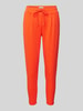 ICHI Slim fit sweatpants met tunnelkoord, model 'KATE' Lichtrood