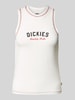 Dickies Tanktop met labelprint Ecru