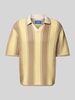 Jack & Jones Strickshirt mit Polokragen Modell 'ACAPULCO' Gelb