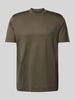 Emporio Armani T-Shirt mit Label-Print Oliv