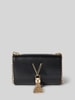 VALENTINO BAGS Clutch in leerlook met logo-applicatie, model 'Divina' 